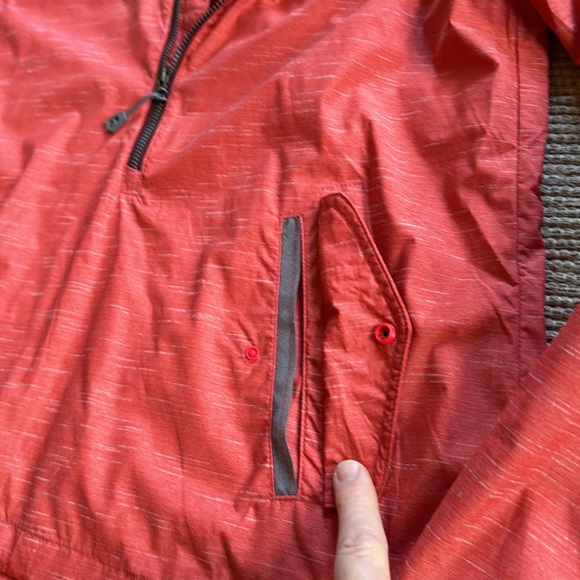 Toad&Co Totem Anorak pullover wind hoodie Jacket rhubarb dark salmon size XS S - Picture 6 of 13